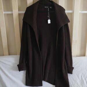 Women's Brown Cardigan Size M • Like new condition